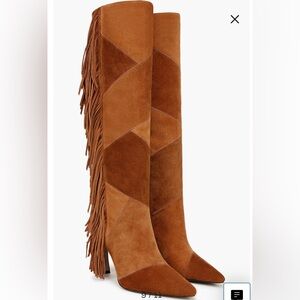 Sam Edelman Ellis Fringe Knee High Boots